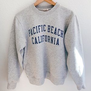Pacific Beach CA sweatshirt by J. Galt (Brandy Melville)